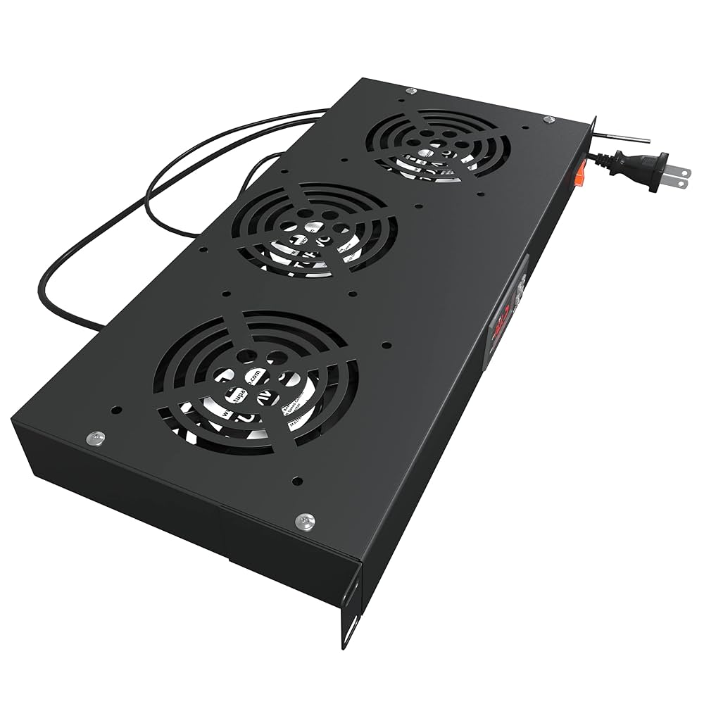 アンファンラック Amazon.co.jp: Kutatek ラックマウントファンパネル 3U 吸気流